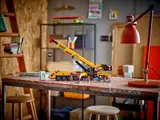 Complete LEGO crane set with minifigures.