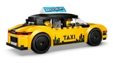 Taxi with minifigures inside
