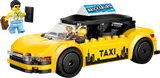 LEGO City yellow taxi and passenger