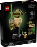LEGO Yoda bust box back.