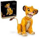 LEGO Disney Young Simba set with its box.