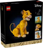 Back of LEGO Young Simba box with specs.