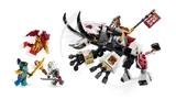 Dynamic battle scene with dragon beast.