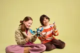 Kids enjoying Time Owl set