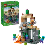 LEGO Minecraft box and built set.