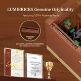 Patented Lumibricks part with patent documents.