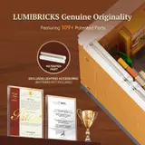 Lumibricks patented parts and originality features.