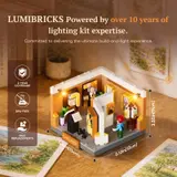 Lumibricks Art Gallery with dimensions and features.