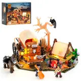 Lit Cowboy Camp model with box.