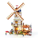Daylight view of the Lumibricks windmill.