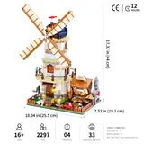 Windmill model with detailed specifications.
