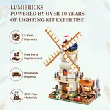 Lumibricks windmill with product features.