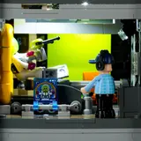 Lit green screen studio