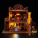 Open Fortune Club, lit interior.