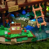 Crocodile treasure discovery.