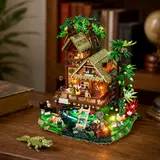 Desk display of cabin.