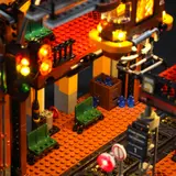 Lit platform details.
