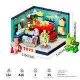 Lumibricks Toy Store stats and dimensions.