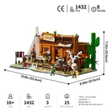 Trading Post set with dimension labels.