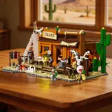 Trading Post by window, desert view.