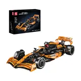 Mould King MCL Racing Car 13208 set with assembled model and box.