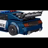 Police car rear detail