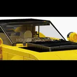 Rear view of the Mould King Challenger SRT brick car.