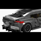 Dimensions of the race car model.