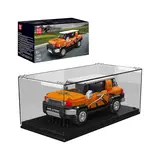Orange Mould King FJ Cruiser model in display case with box.