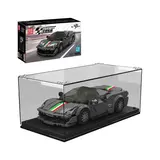 488 Pista car model in display case with box