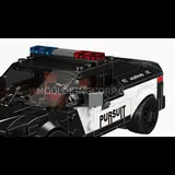 Police car side view.