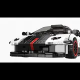 Detailed rear exhaust and lights