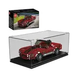 Mould King Shelby Cobra 427 Roadster with box and display case.