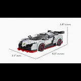 Model dimensions display.