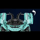 Scissor doors opening on Tiffany car model