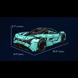 Dimensions of Mould King Tiffany Sports Car